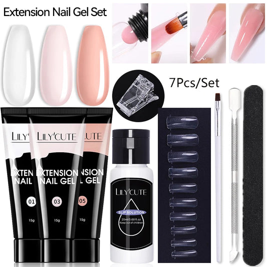 Kit Completo Extensão Unhas de Gel