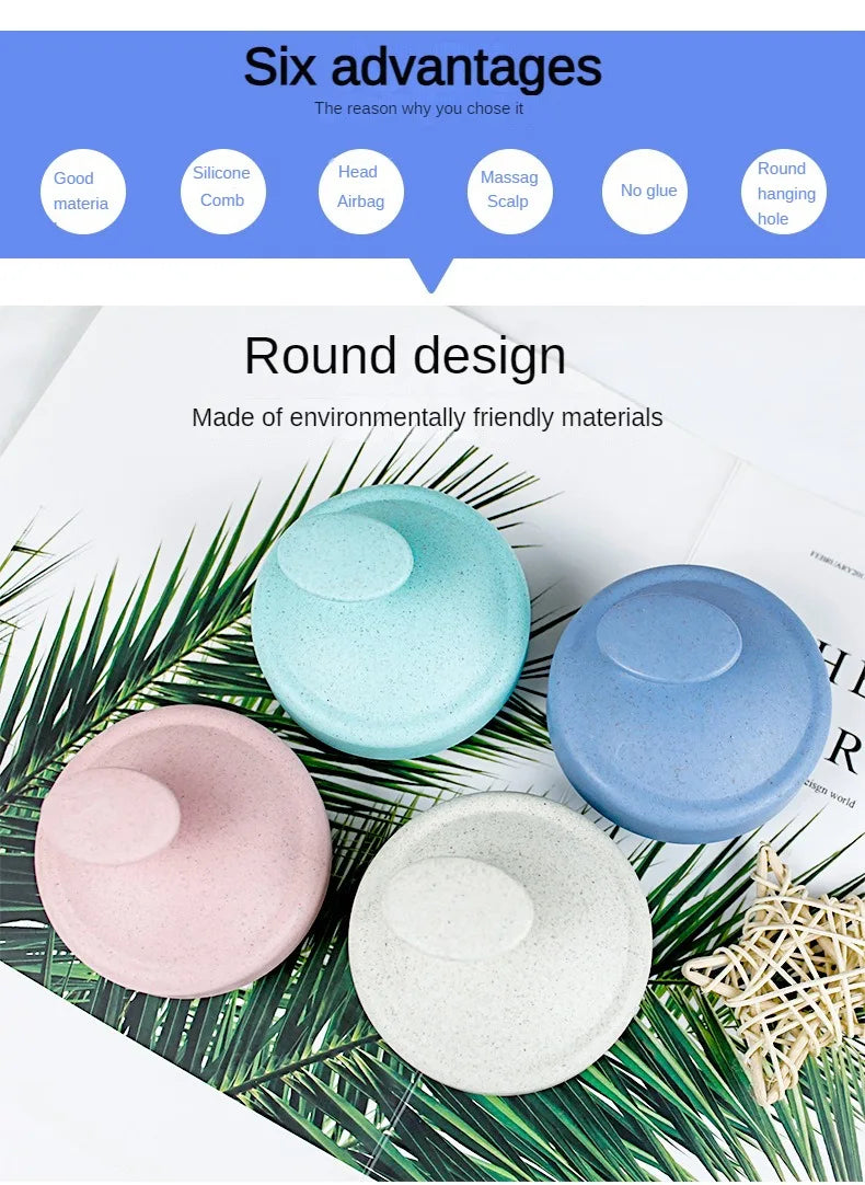 Escova Massajadora de Couro Cabeludo